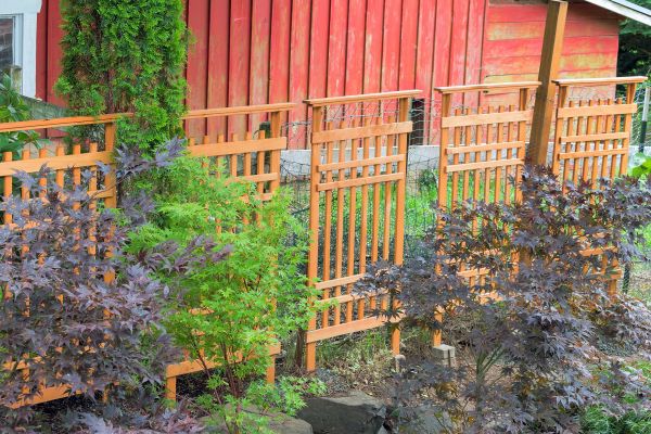 Wood Trellis Mounting in Cartersville